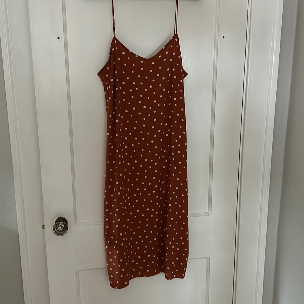Madewell polka dot dress